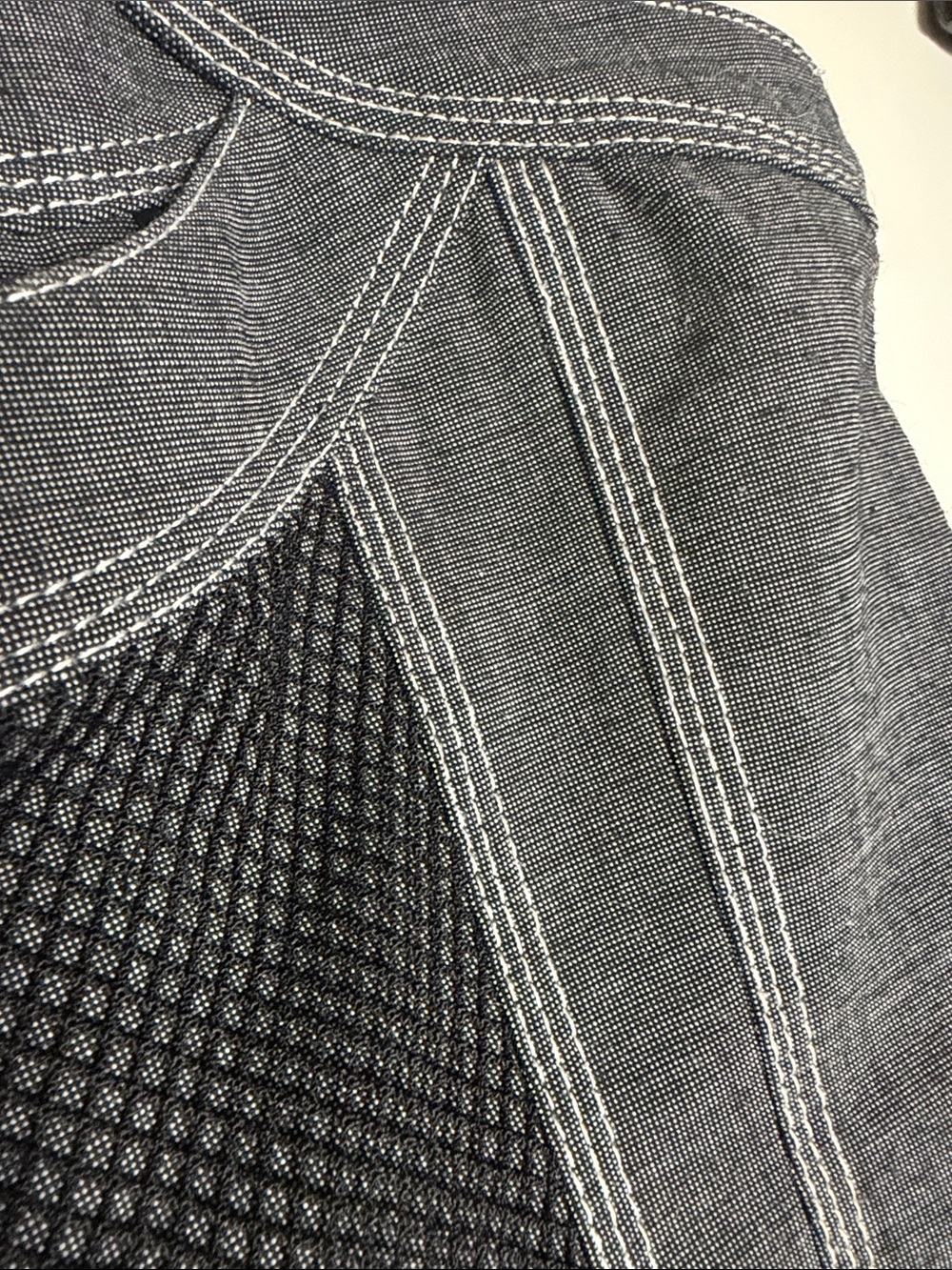 bebe Gray Lace-Up Vest & Straight-Leg Pants XS - Picture 17 of 17
